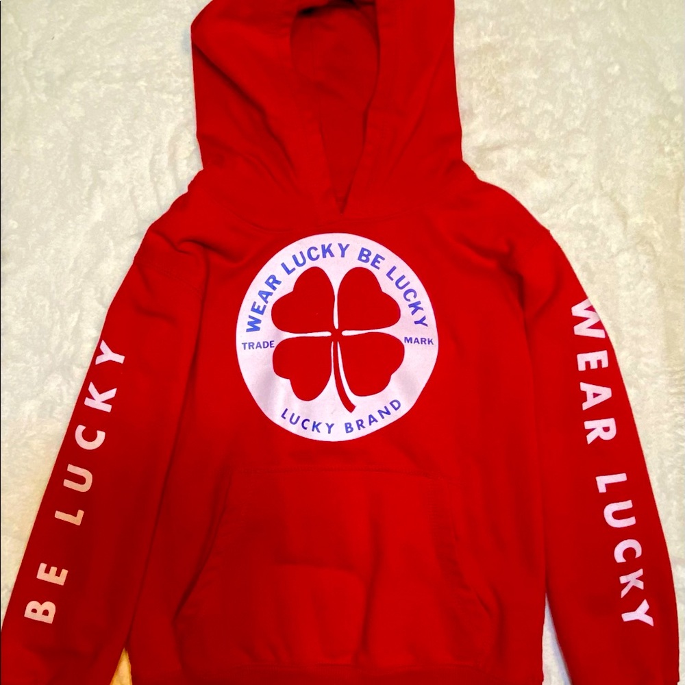 The Original LUCKY BRAND From Los Angeles with Clover Graphic Kids Youth Size 7